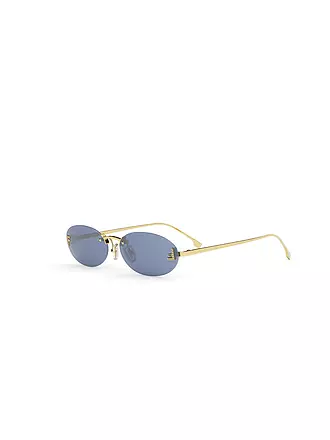 FENDI | Gafas de sol ovaladas doradas FENDI First Crystal | 